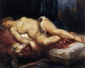 Odalisque Reclining on a Divan - 欧仁·德拉克洛瓦